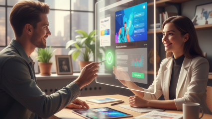 発行されたURLでクライアントが求人票の内容をスマートフォンで確認・修正している画面